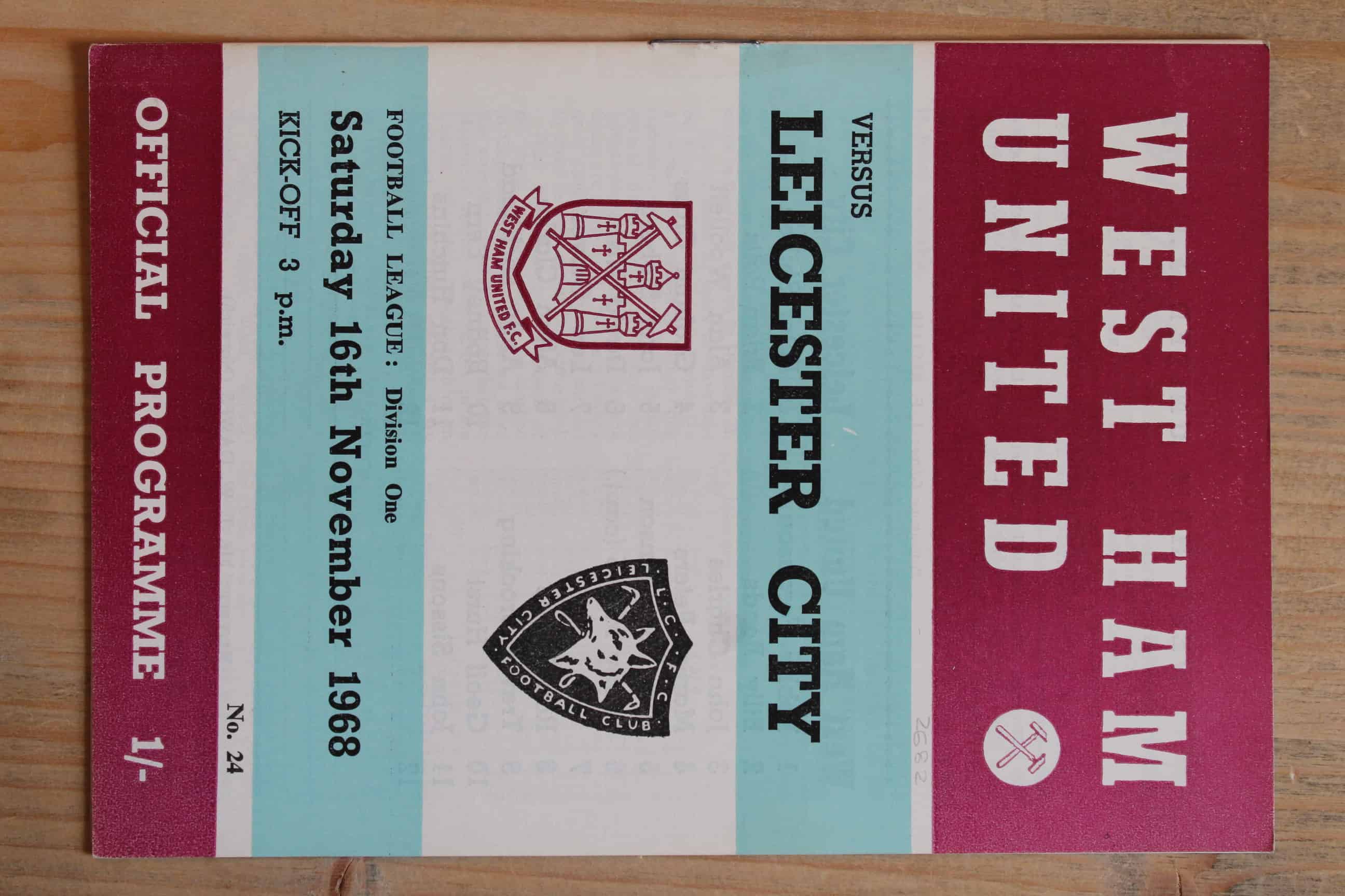 West Ham United FC v Leicester City FC